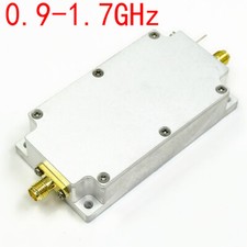 2W RF Power Amplifier 1.1-1.7GHz Output Gain 45dB 0.9-1.7GHz 24V SMA