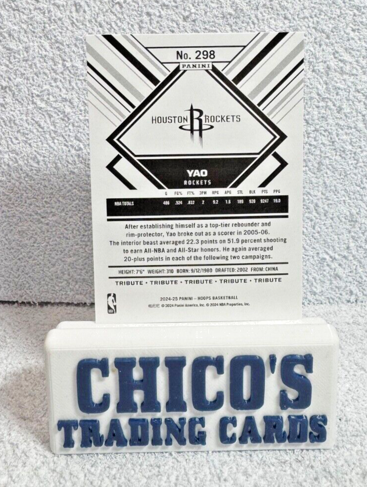 2024-25 Panini Hoops Yao Ming #298 | eBay