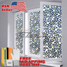 *36"x84" Frosted Film Glass Home Bathroom Window Security Privacy Sticker #5039