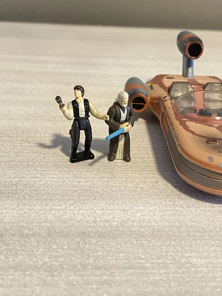Micro Machines Star Wars Action Fleet Luke's Landspeeder W/ Figures 1995 - Image 2 of 4