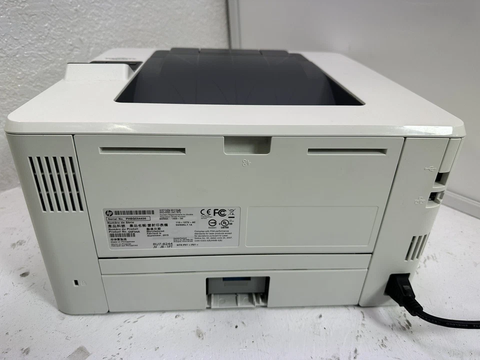 HP LaserJet Pro M402dn C5F94A Laser Printer Tested Toner Not Included - Image 4 of 4