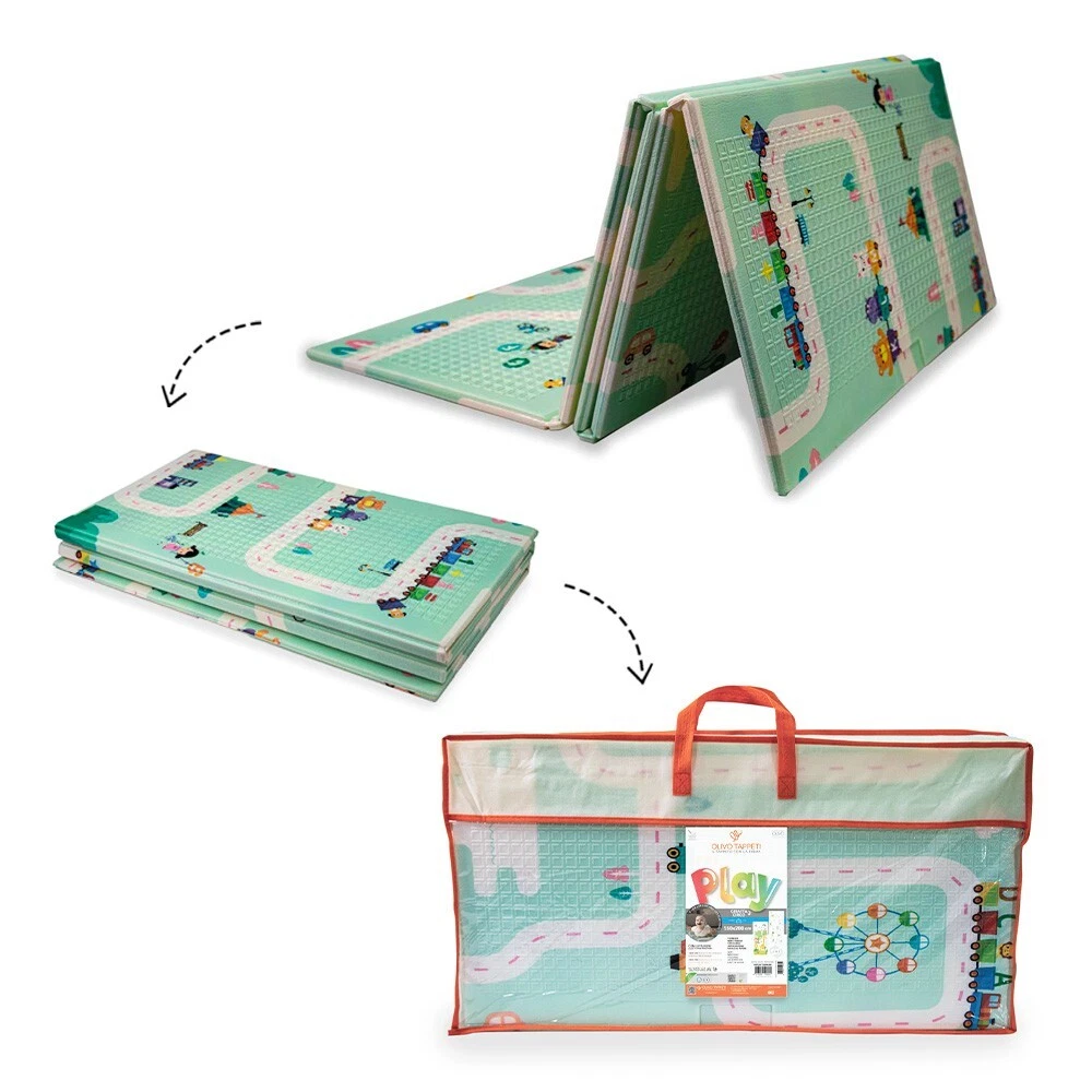Tappeto FUN Hop per bambini, il gioco della campana, animali rosa - Tappeti per bambini