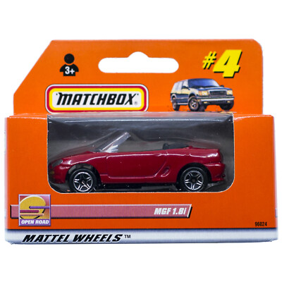 Matchbox #4 MGF 1.8i Red Open Road Series 2000 International Box
