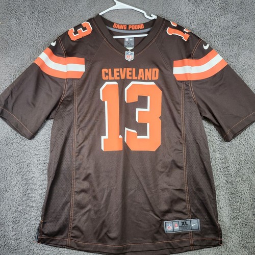 NIKE Cleveland Browns Beckham Jr. NFL Jersey XL Brown Dawg Pound EUC