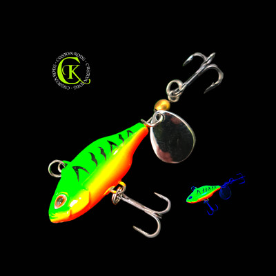 Spin Bait Gr.3/8g UV Vibe Runner Bait Vibration JigSpinn Chatterbait Wobbler NEW