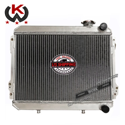 Aluminum Radiator Fit 1979-1983 1981 1982 TOYOTA COROLLA AE71/72 SR5 3A ...