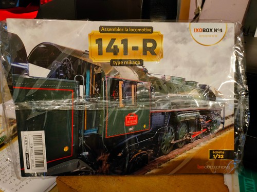 Locomotive Ixo 141-R Mikado 1945 E 1/32, Pièces 9-10-11-12, Neuve Sous Emballage