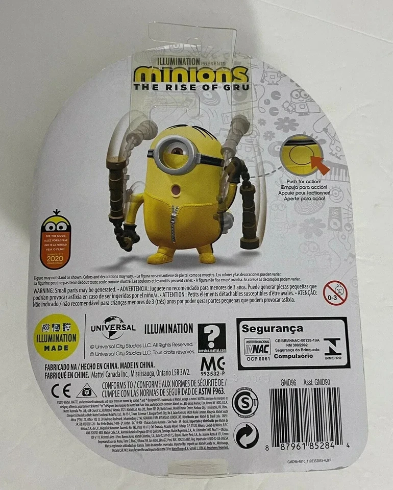 Фигурка Minions The Rise Of Gru Movie Nunchuck Stuart Illumination 2020 - Изображение 2 из 4