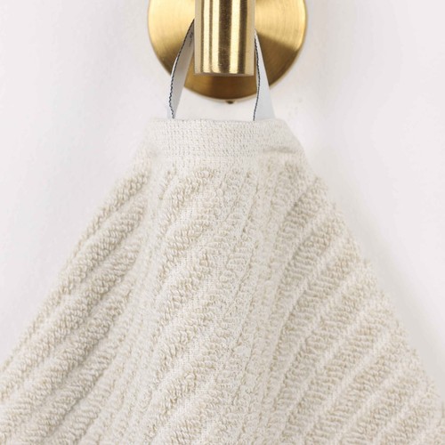 Amelia Viscose Cotton Blend Textured Diagonal Ribbed Bath Sheets, Set of 2 - Picture 25 of 47