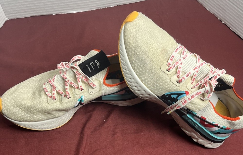 Nike React Infinity Run Flyknit A.I.R. Running Shoes Size 10 Ready for Performance