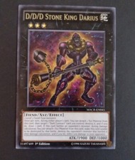 D/D/D Stone King Darius MACR-EN045 1st Edition Rare NM Yugioh