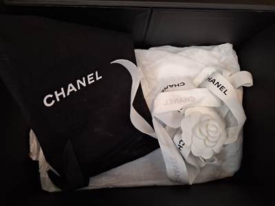 Chanel Empty Handbag Magnetic Storage Box w/ dust bag & ribbon | eBay