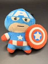 Captain America - Zag Toys - Original Minis Plush Clips On Backpack Bag