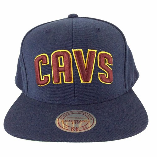 Cleveland Cavaliers Hat Cavs Logo Mitchell and Ness Snap Back NBA Basketball Cap