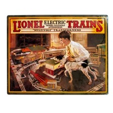 VTG 1998 Lionel Trains 1926 Catalog Cover 11"x14" Tin Wall Sign Hallmark