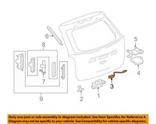 GM OEM Liftgate Tail Tailgate Trunk-Switch 22862011