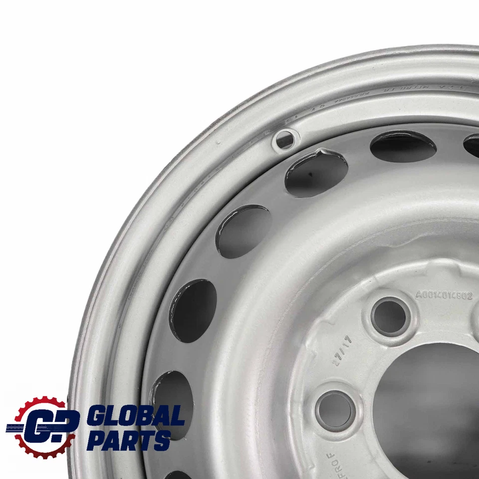 Mercedes Sprinter W906 Silberne Stahlfelge Felge 16" 6,5J ET:62 A0014014802 - Bild 4 von 4