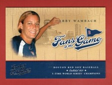 2004 Leather and Lumber Fans of the Game #4 Abby Wambach Boston Red Sox