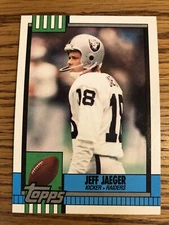 Jeff Jaeger 1990 Topps Los Angeles Raiders #297   *3929*