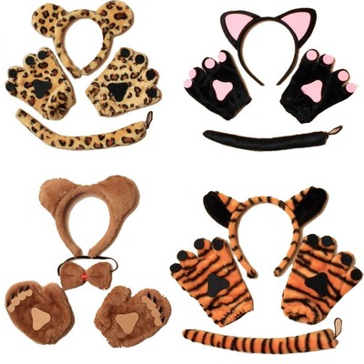 Kids Zoo Animal Dress Up Costume Girls Boys Fancy Dress Outfit