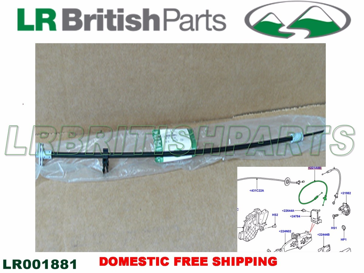 Câble Verrouillage Porte Bowden Pour Land Rover Discovery LR4 (2010-2016) - Référence LR013916 - Porte Avant/Arrière - 8