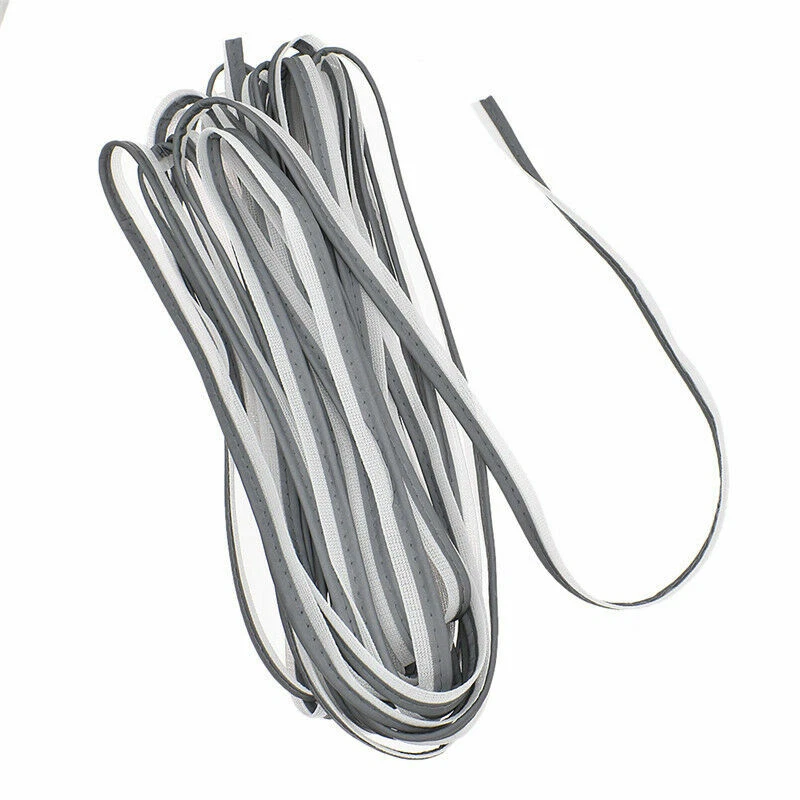 Cinta reflectante luminosa costura seguridad 10 m plateada hágalo usted mismo adornos banda reflectora Foto 3 de 4