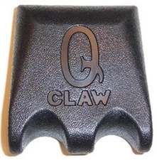 Q-Claw Portable Pool/Billiards Cue Stick Holder/Rack - 2 Place - BLACK
