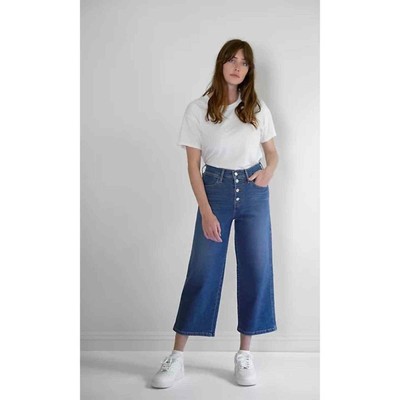 Levi's Mile High Wide Leg Cropped Jeans 