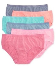 FRUIT OF THE LOOM Women's Premium 6-Pk. Ultra-Soft Hipster Underwear Size 6/M