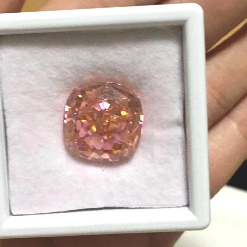 15 мм Crush льда огранки подушка танзанит россыпью кубический цирконий 5A CZ камень драгоценный камень - Изображение 2 из 4