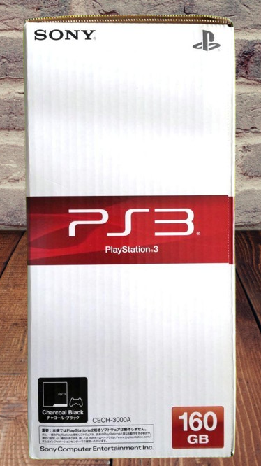 Sony PlayStation 3 PS3 CECH-3000A Charcoal Black 160GB Sony PlayStation 3 PS3 CECH-3000A Charcoal Black 160GB