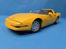 Maisto 1/18 Corvette ZR-1 1992 Yellow Diecast Model Thailand