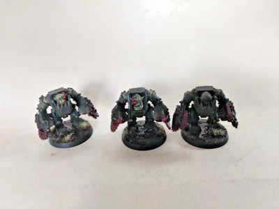 Warhammer 40K Orks bemalt Mega Nobs x3 (V2)