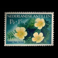Netherlands Antilles, Scott B21, Flowers, 1955, MH, 113889
