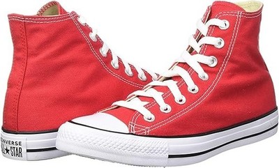 Converse  All Star High Canvas Shoes Red Sneakers  M9621 Size 3, 3.5, 4.5, 11