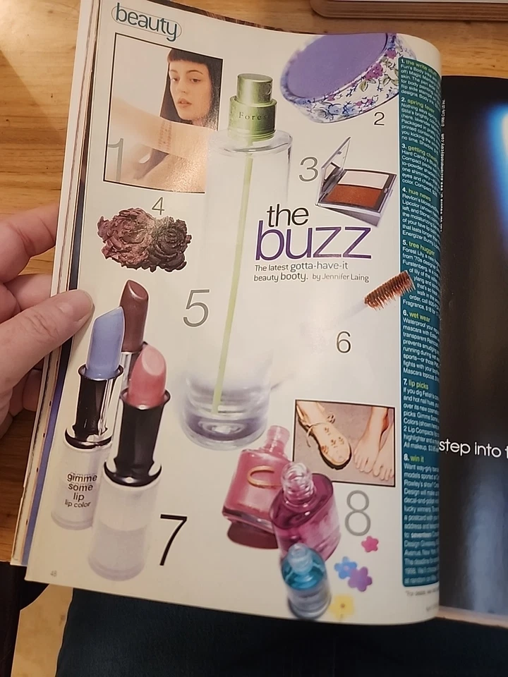 VTG Seventeen Magazine April 1998 Tyra Banks Retro 90s Teen Fashion Trends Women Foto 3 de 3