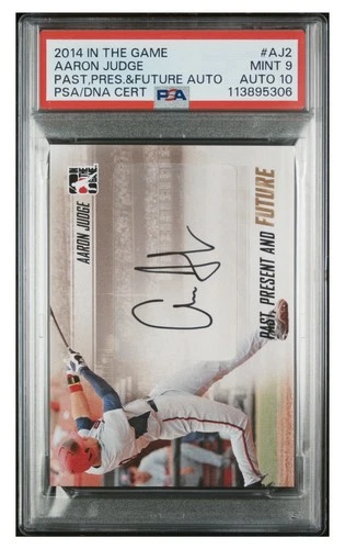 2014 In The Game Aaron Judge Auto PSA 9 / Auto 10  🔥 Early Judge Autograph SSP