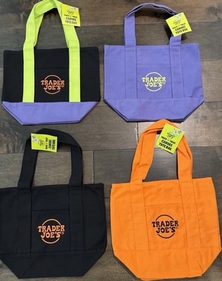 Trader Joe s  Mini Tote Bag Set of 4 Limited Edition Brand New rare 