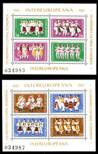 Romania Block 178, 179 **, IntereEurope 1981, MNH