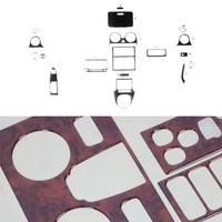 Innenraum Dekor Cockpit FüR VW Caddy 2010-2015 Wurzelholz Optik 18Tlg