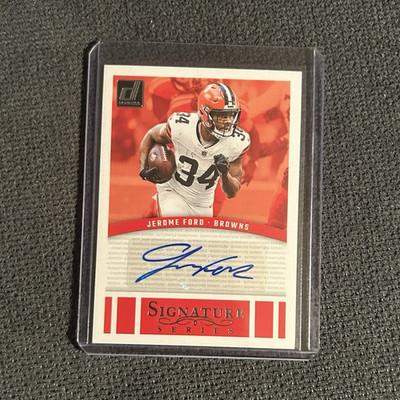 Panini Donruss 2024 Jerome Ford Signature Series Auto Cleveland Browns #SSE-JFO