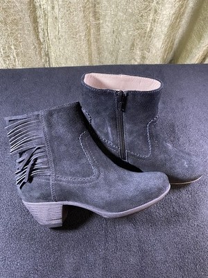 Easy Spirit Esvita Leather Booties Black Size 5.5 Womens $129 Tag