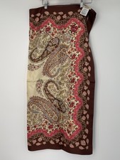 Valentino Womens Twill Scarf Multicolored One...