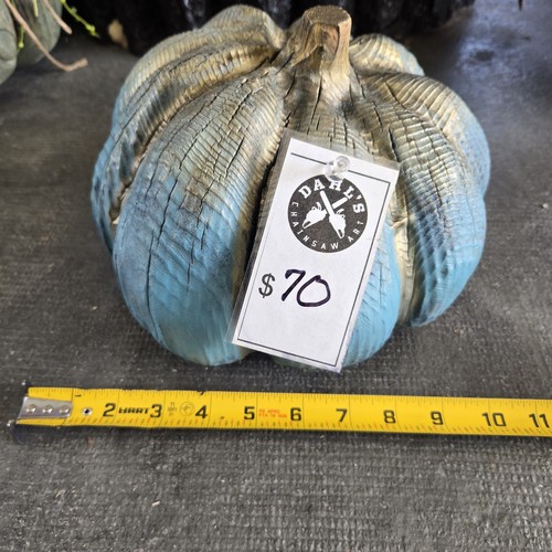 Dahl's Chainsaw Art Pumpkin Carving Solid Wood Hand Painted Fall South Dakota - Picture 6 of 7