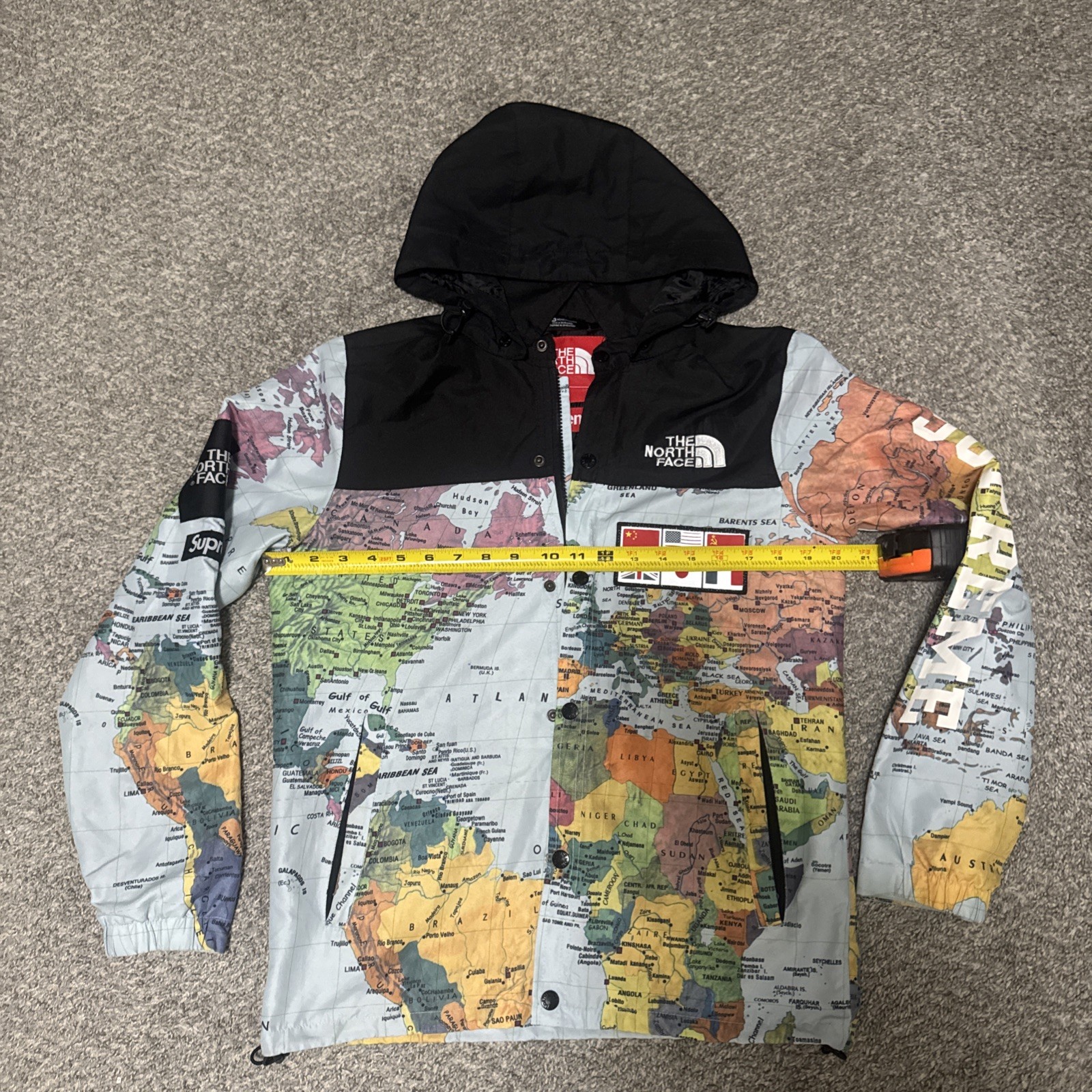 Купить supreme north face map заказать с доставкой