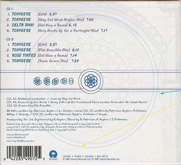 Orb Toxygene CD UK Island 1997 Single Teil 1 In Box CID652 - Bild 2 von 3