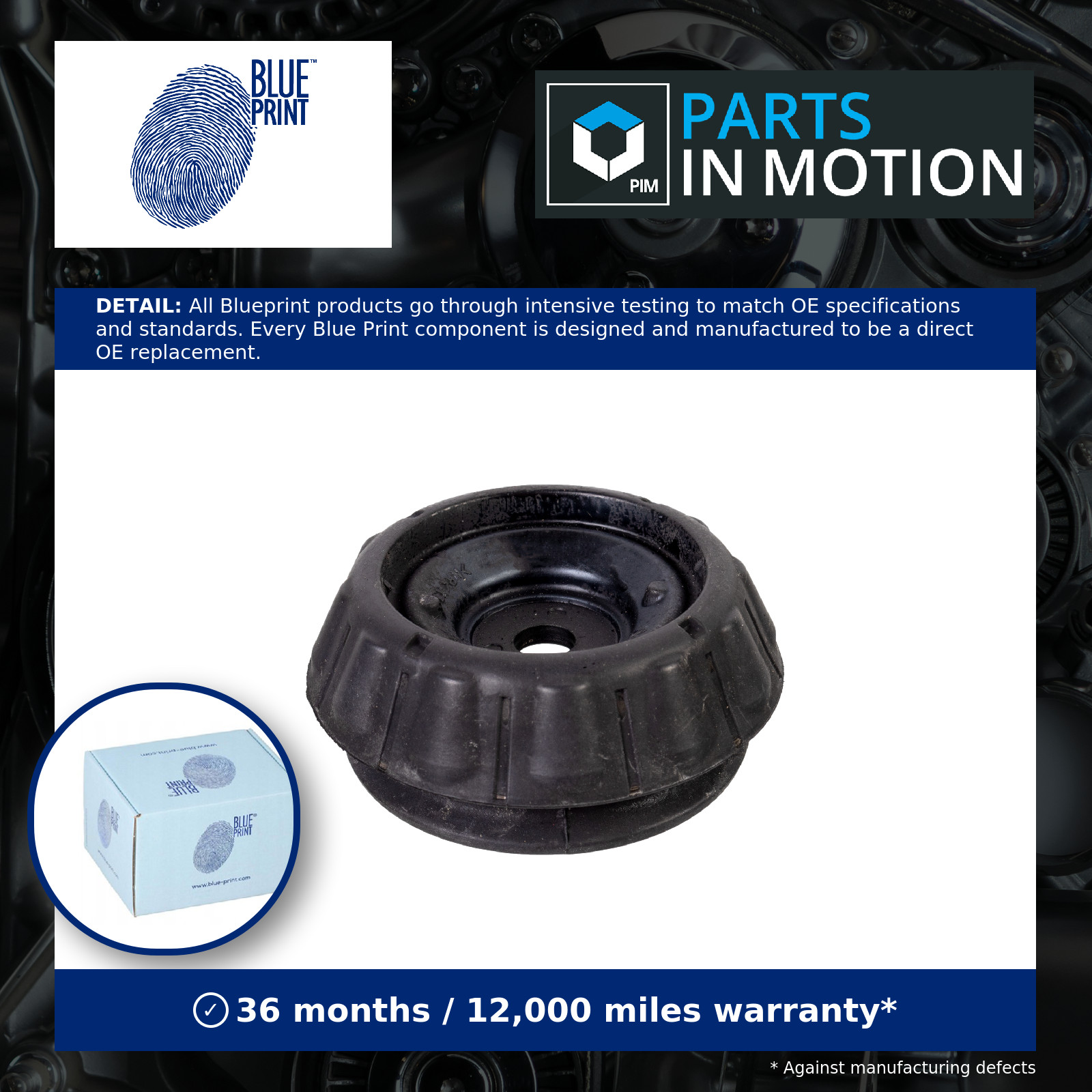 SUSPENSION STRUT SUPPORT MOUNT ADBP800088 FOR HYUNDAI G4LF/G4LA 11 1.2L 4cyl i10 - Image 7