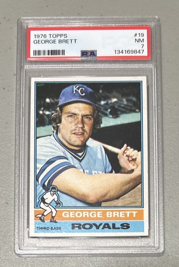 1976 Topps George Brett PSA 7 #19 Kansas City Royals