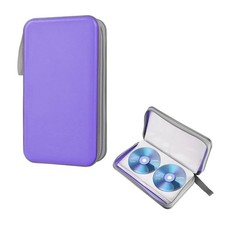 96 Capacity CD DVD Case Organizer Portable Hard Plastic DVD Storage Holder