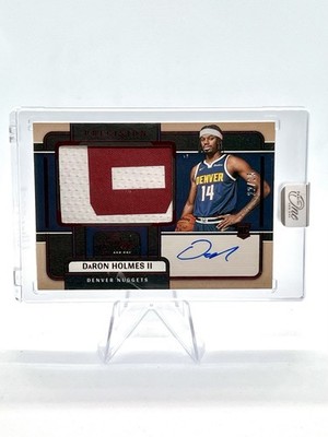 DaRon Holmes II 2024-25 Panini One and One RC Precision Jersey Patch Auto /25